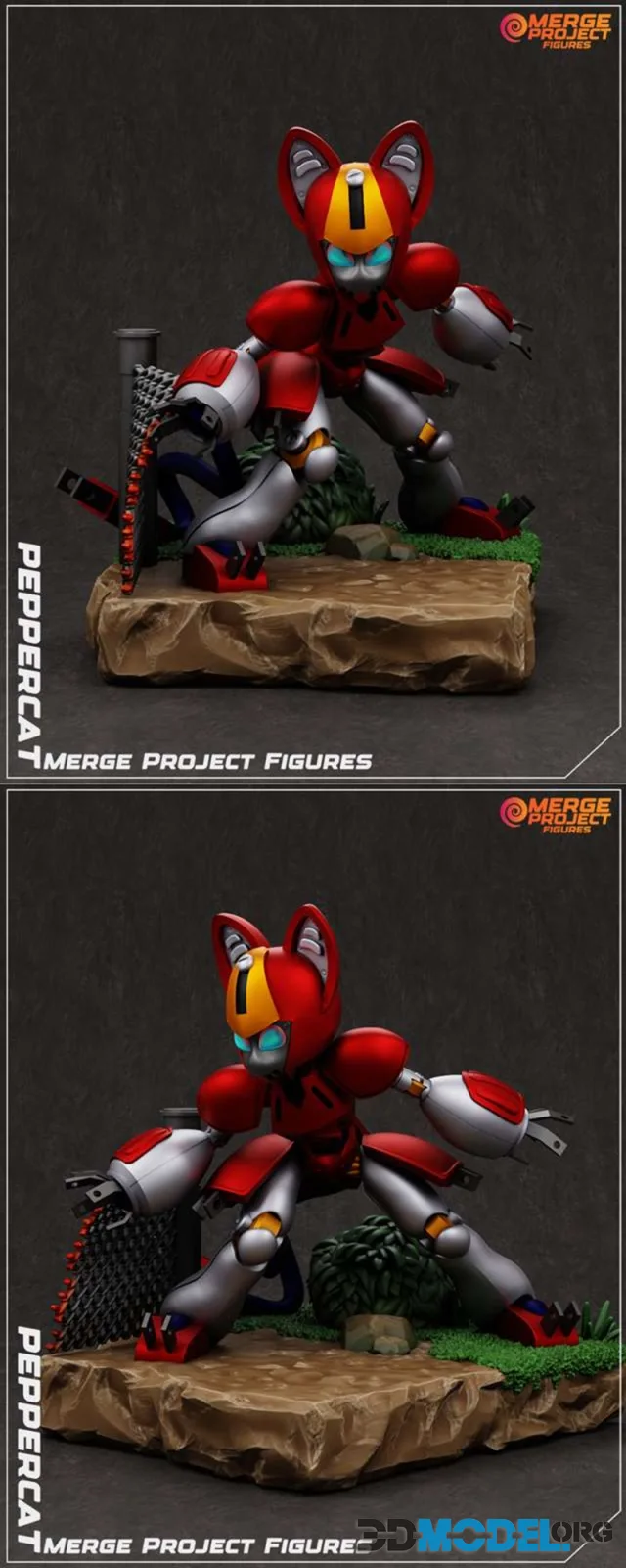 Merge Project Figures - Peppercat – Printable