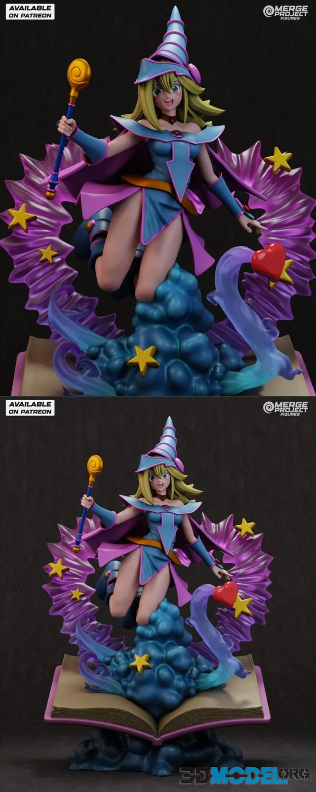 Merge Project Figures - Dark Magician Gir – Printable