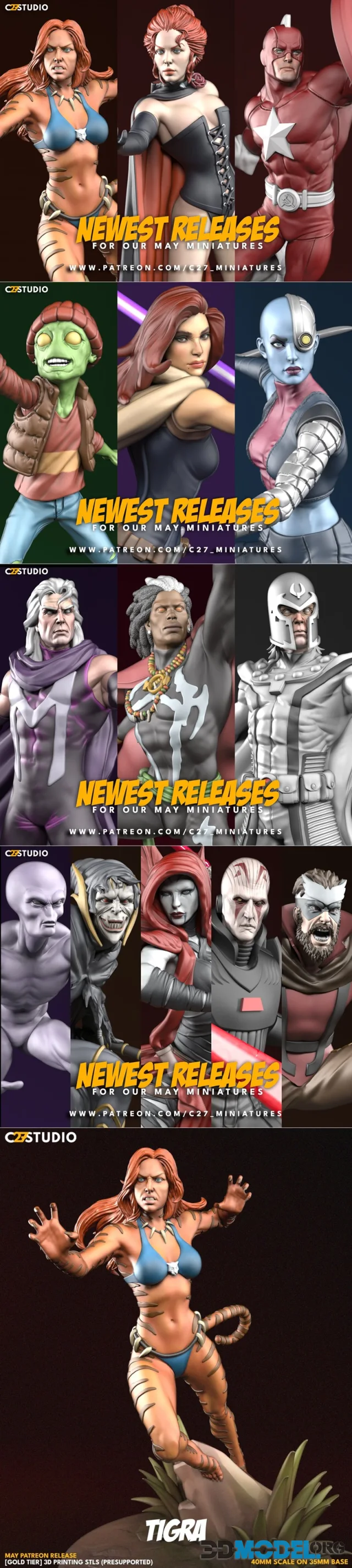 C27 Minis May 2024 – Printable