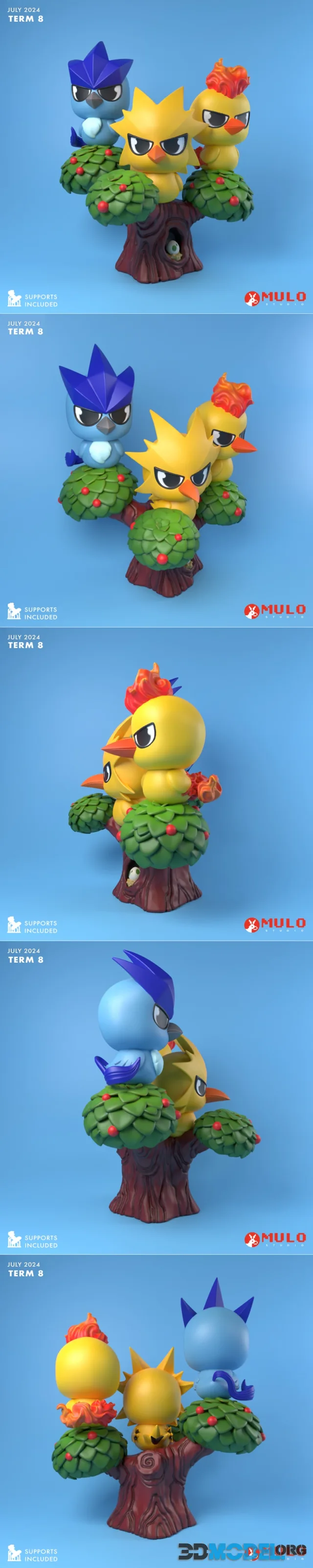 Chibi Trio Legendary - Mulo Studio – Printable