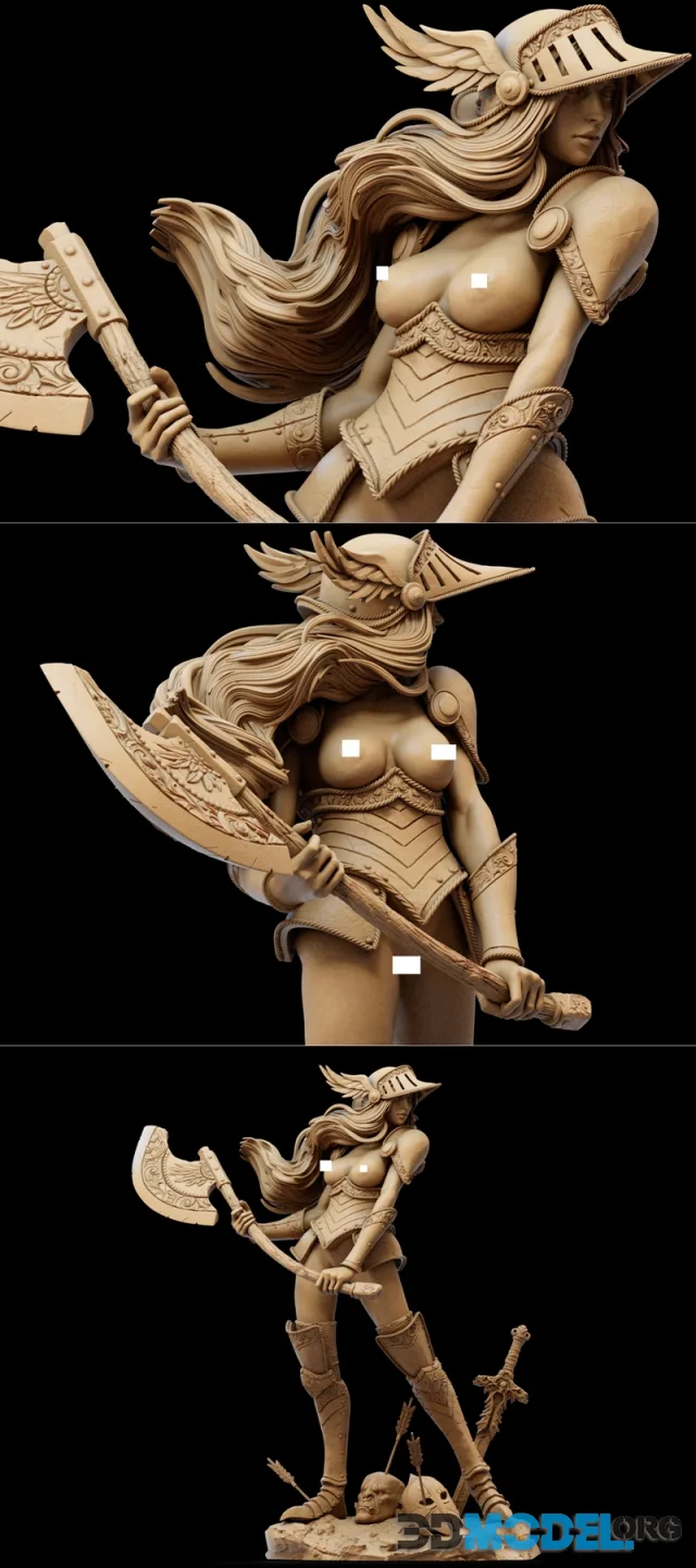 Ca 3d Studios - Valkyrie NSFW Version – Printable