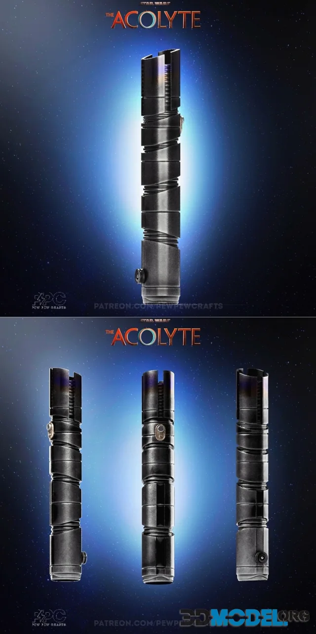 Star Wars - The Acolyte - Sith Master Lightsaber – Printable