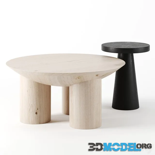 Coffee tables by Crate and Barrel