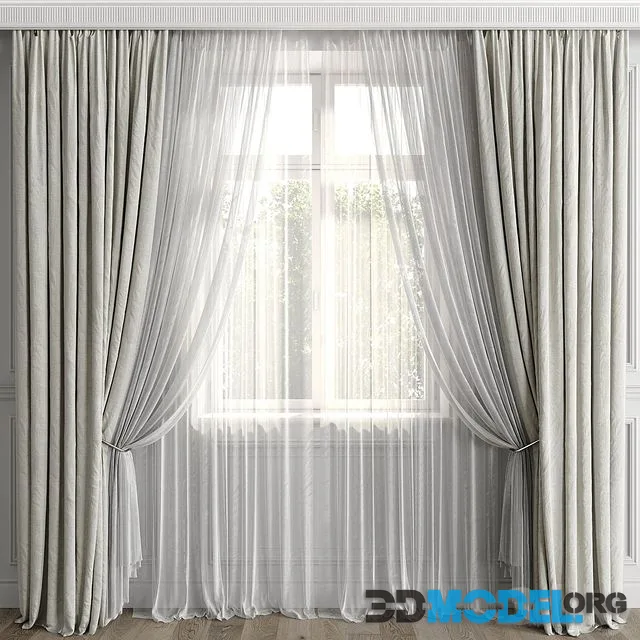Curtains with window 499C