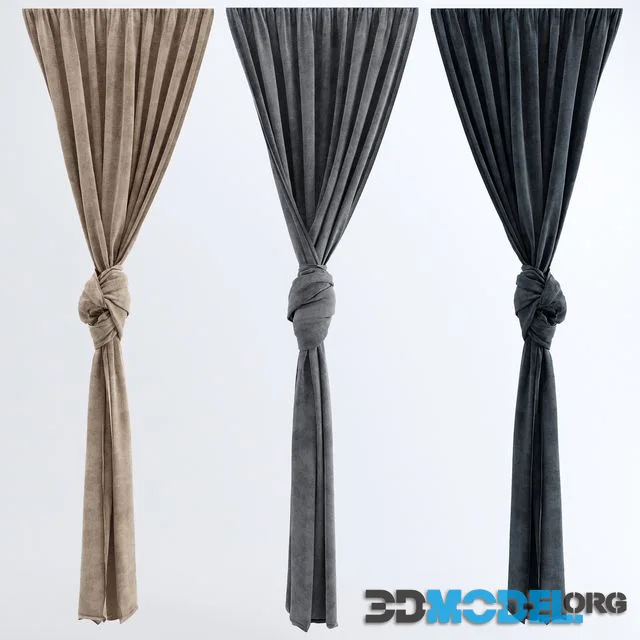 Curtains zavyazyannye knot