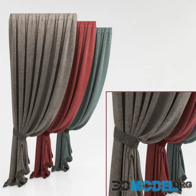 Decorated curtains
