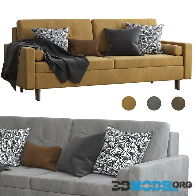 Dins velvet sofa