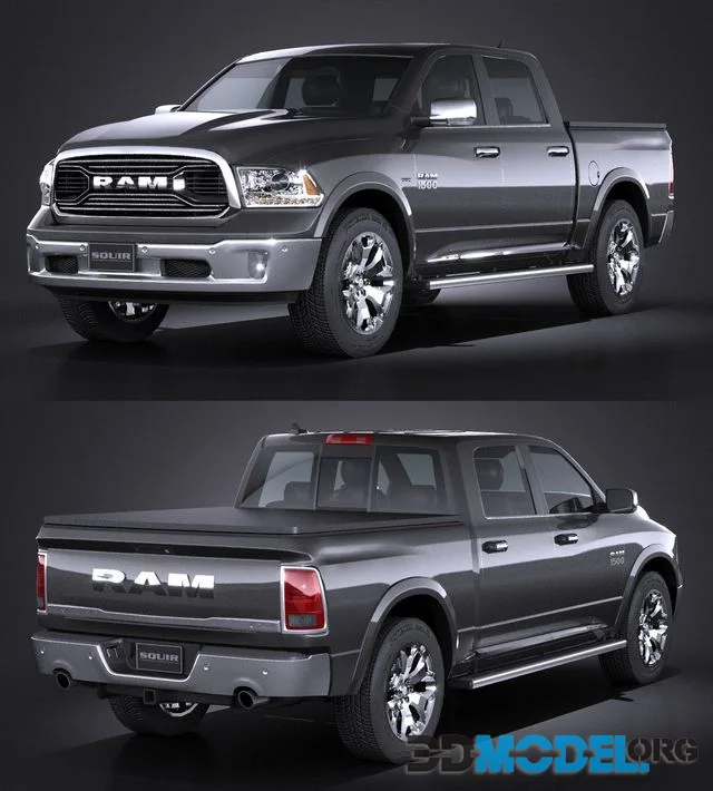 Dodge RAM 1500 Laramie Limited 2015 VRAY