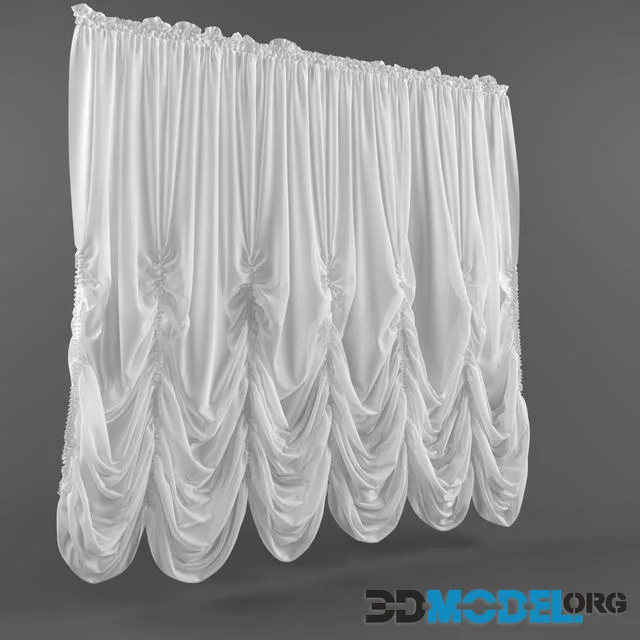 French curtains (white)