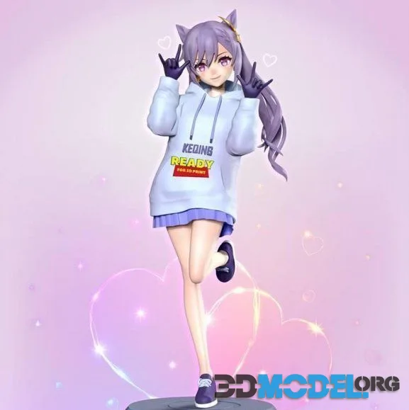 Keqing Genshin Impact Fanart
