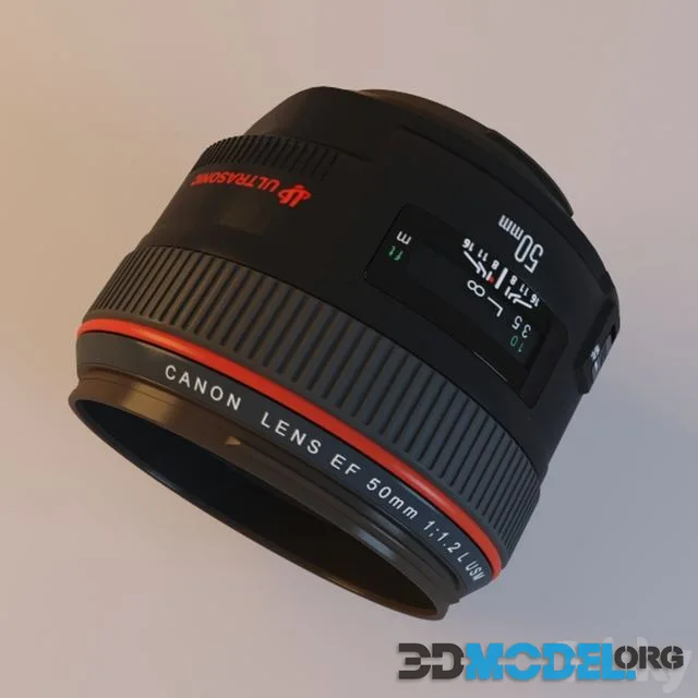 Lens Canon EF 50mm f-1.2L USM