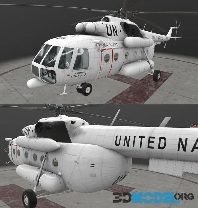 Mi-8MTV UN (PBR)