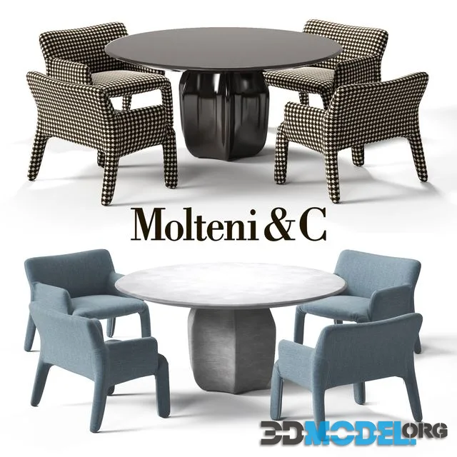 MOLTENI Armchair Furniture Table Chair