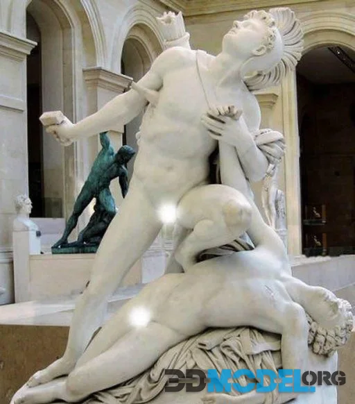 Nisus et Euryale Jean-Baptiste Roman, Louvre Paris, France