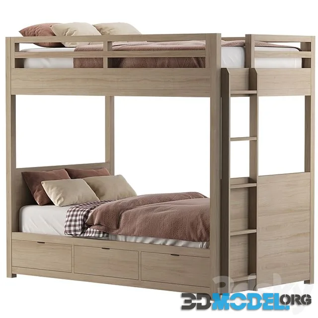 RH Laguna Storage Bunk Bed
