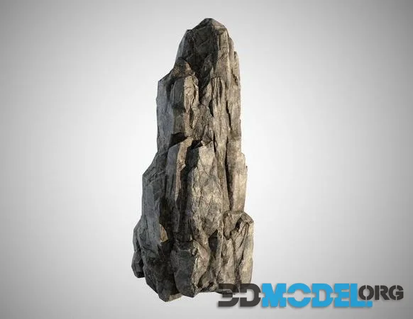 Rock stone 04 Low-poly (PBR)