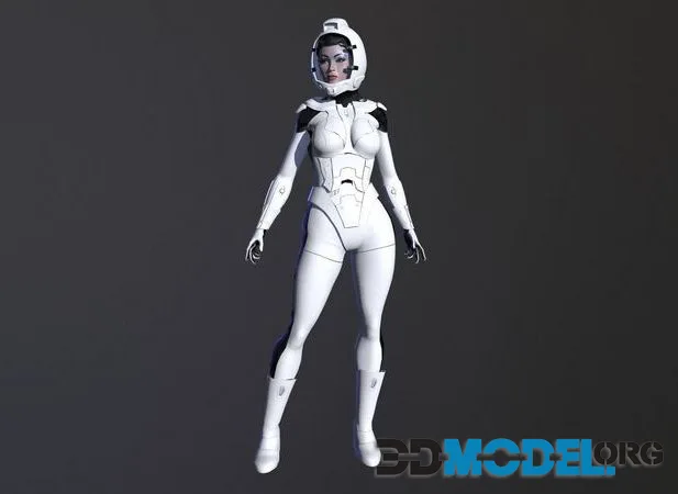 Space Girl (PBR)