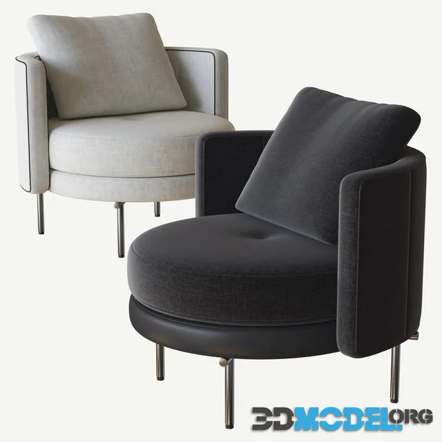 Torii small armchair minotti