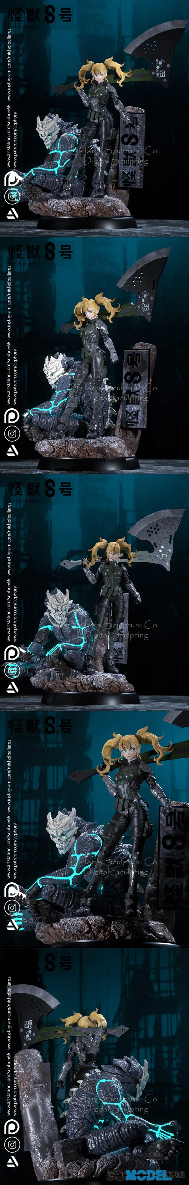 Kaiju 8 Diorama By Creative Geek MB – Printable