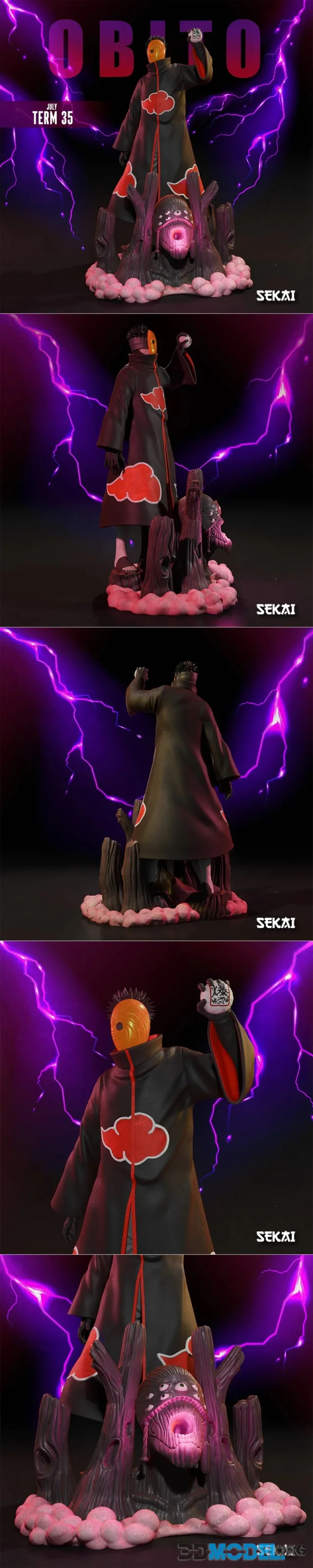 Sekai - Tobi Sculpture and Bust – Printable