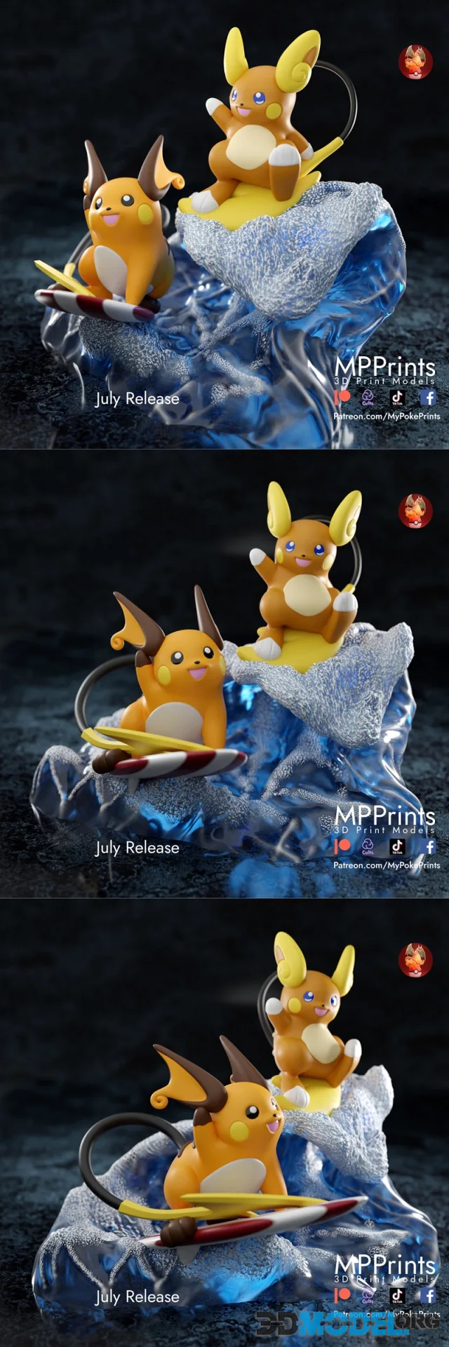 Surfing Raichus – Printable