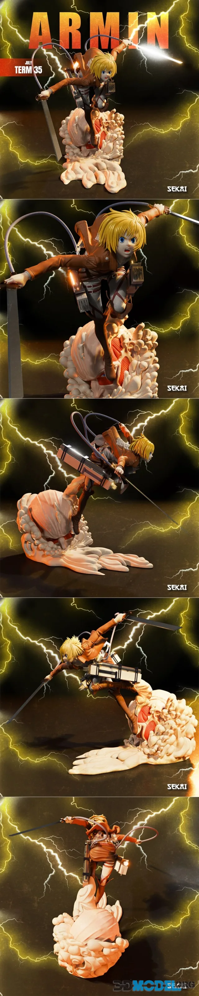 Sekai - Armin Sculpture and Bust – Printable