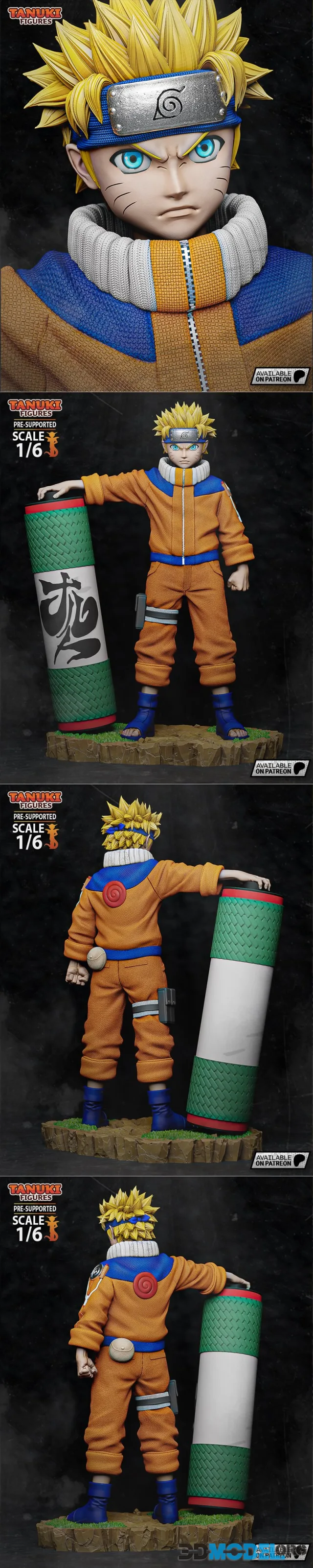 Tanuki Figures - Naruto – Printable