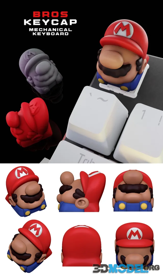 Bros Keycaps - Mechanical Keyboard – Printable