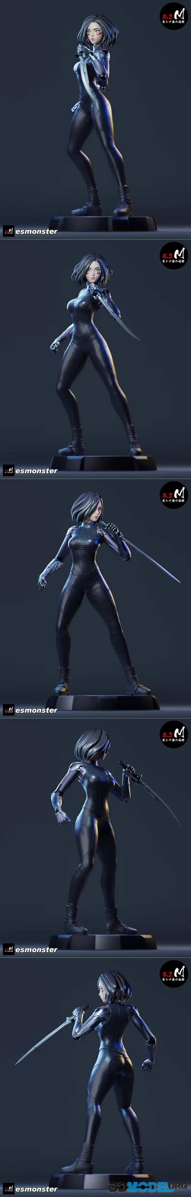E.S Monster - Alita Battle Angel – Printable