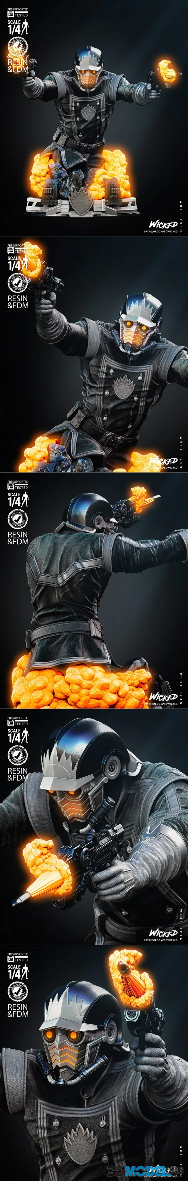 Wicked - Star Lord Bust – Printable