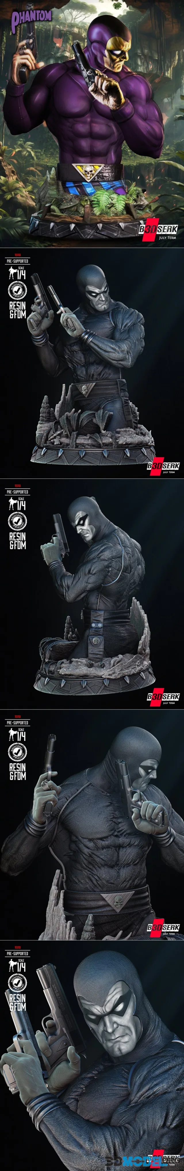 B3DSERK - Phantom Bust – Printable