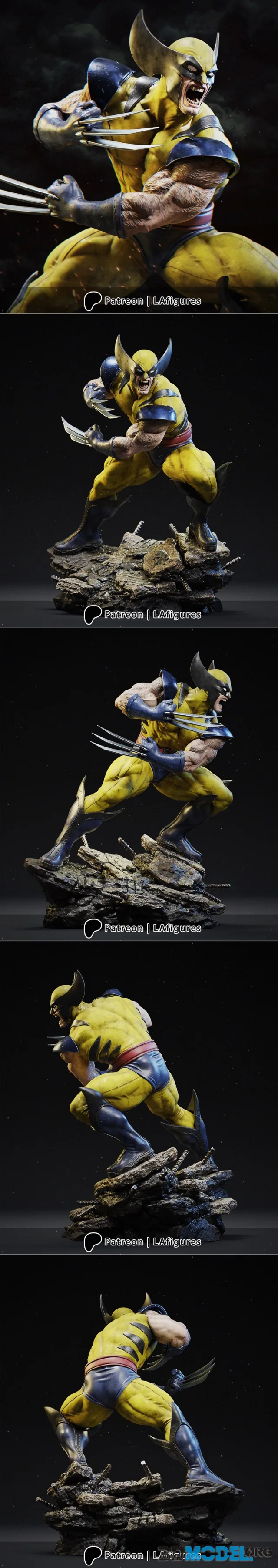 L.A. Figures - X - Men Wolverine – Printable