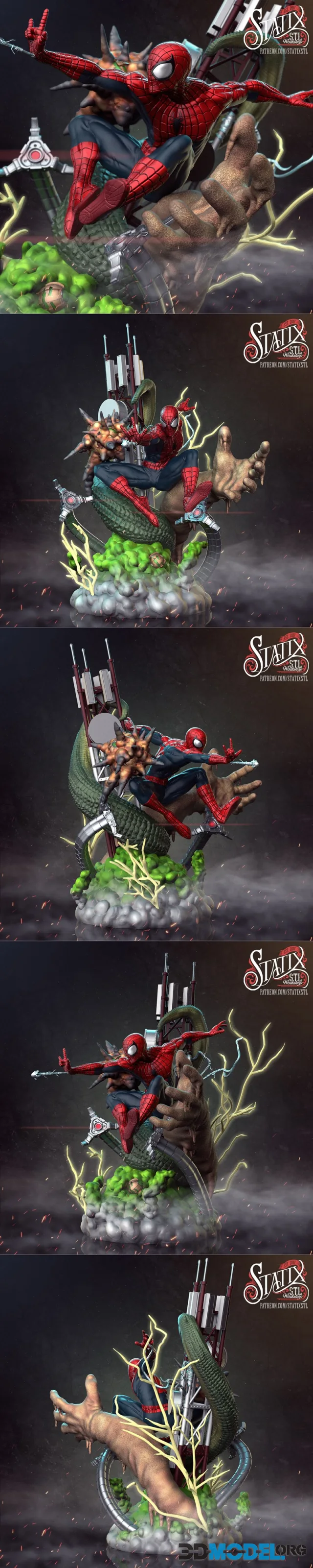 StatixSTL - Spidey VS Sinister – Printable