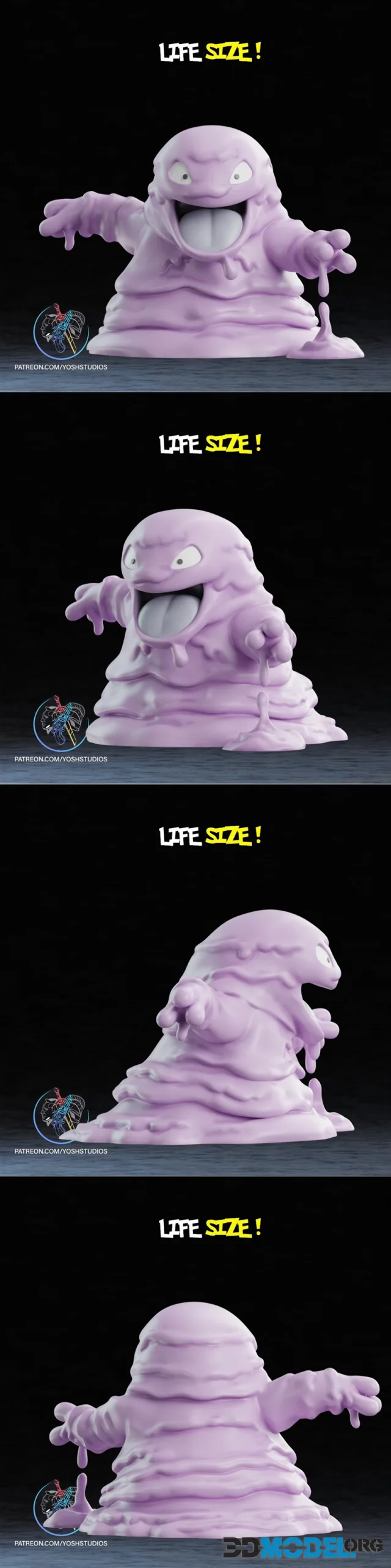 Life Size Grimer – Printable