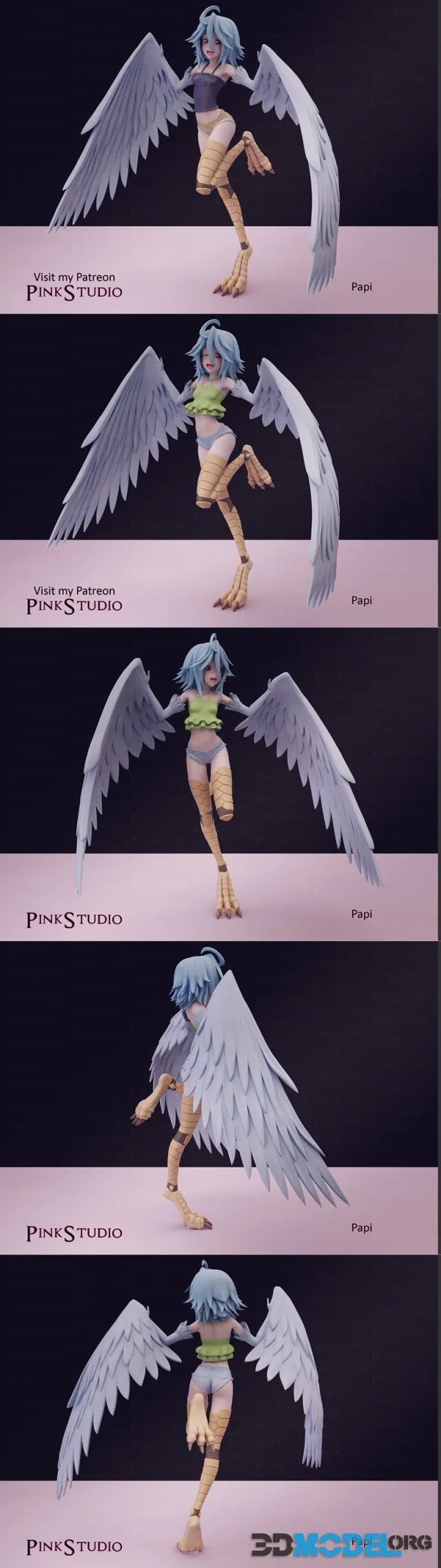 Pink Studio - Papi – Printable
