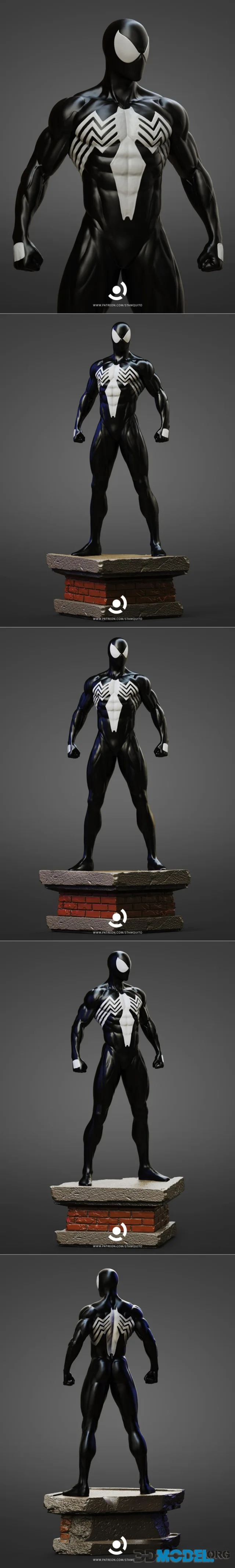 Spider Black – Printable