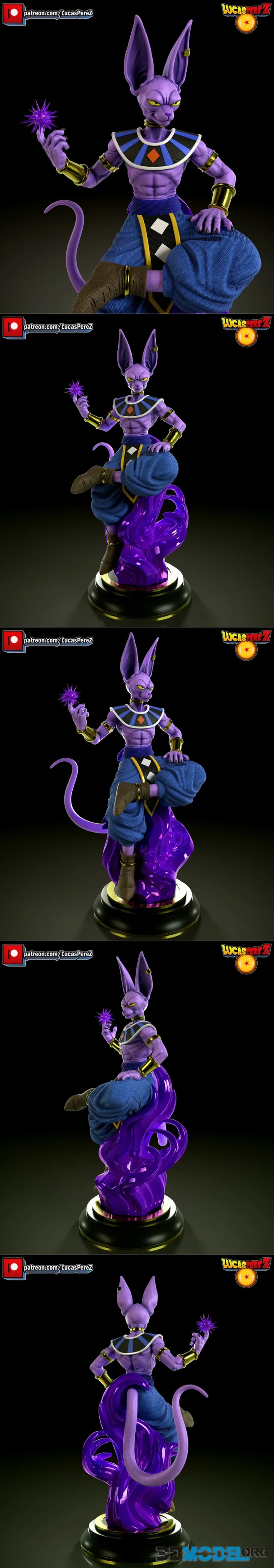 Lucas Perez - Beerus God of Destruccion – Printable