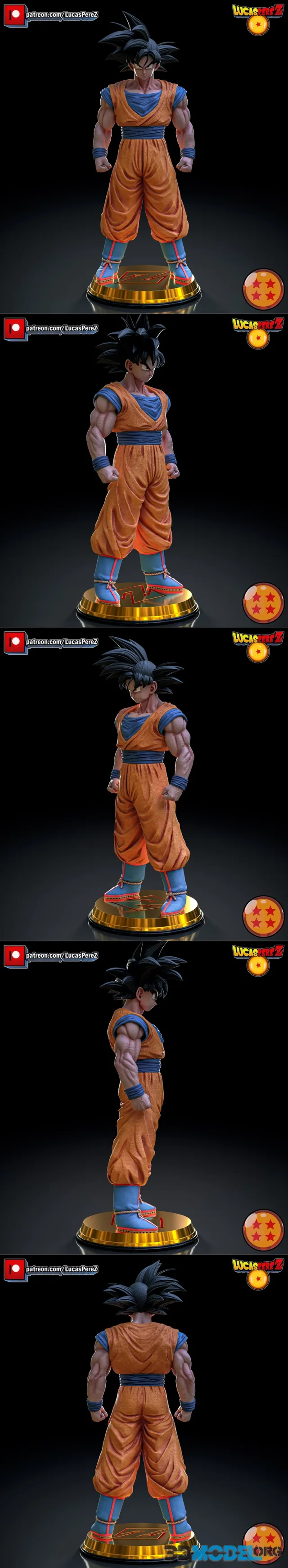 Lucas Perez - Guerrero Z Goku and SSJ – Printable