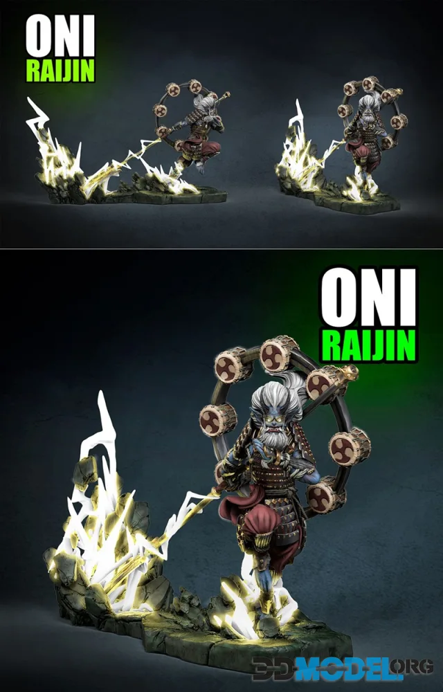 Oni Boss Raijin – Printable