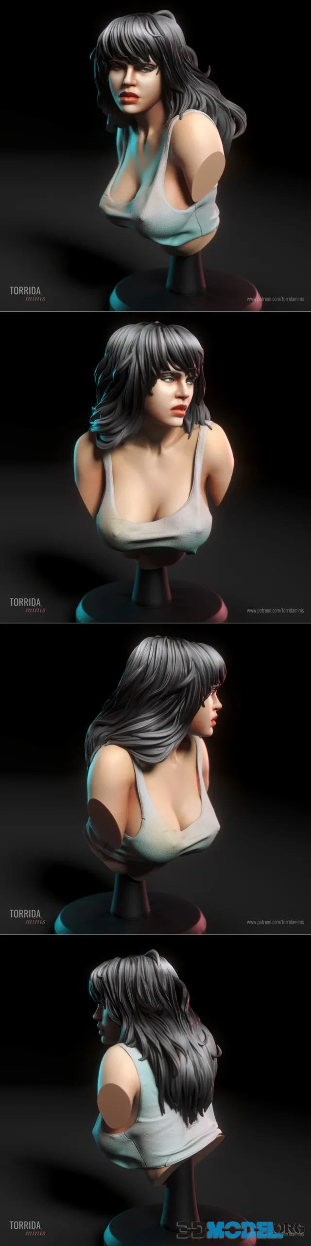 Torrida Minis - Druuna bust – Printable