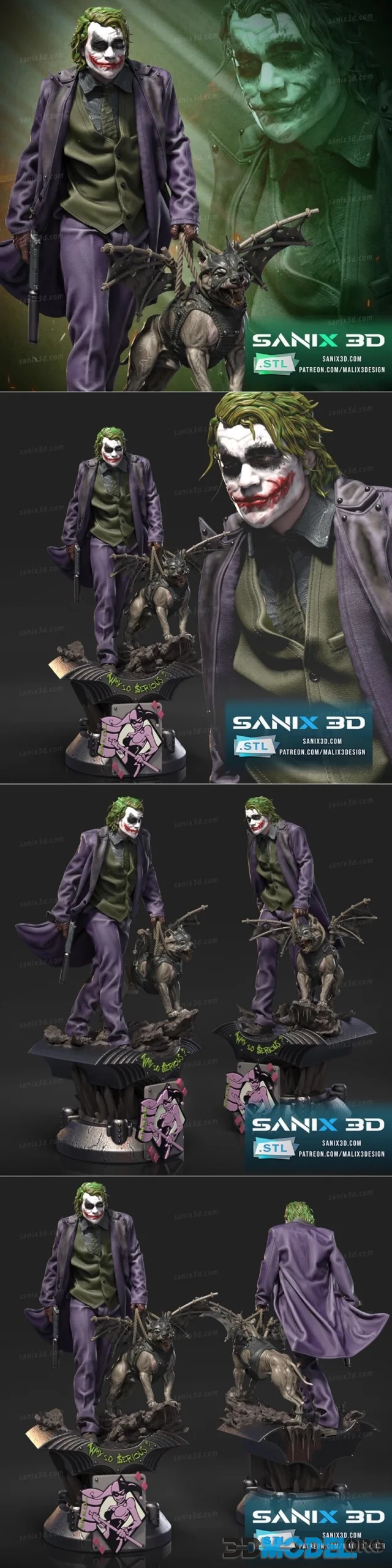 Sanix - Heath Ledger (Mr. J) – Printable