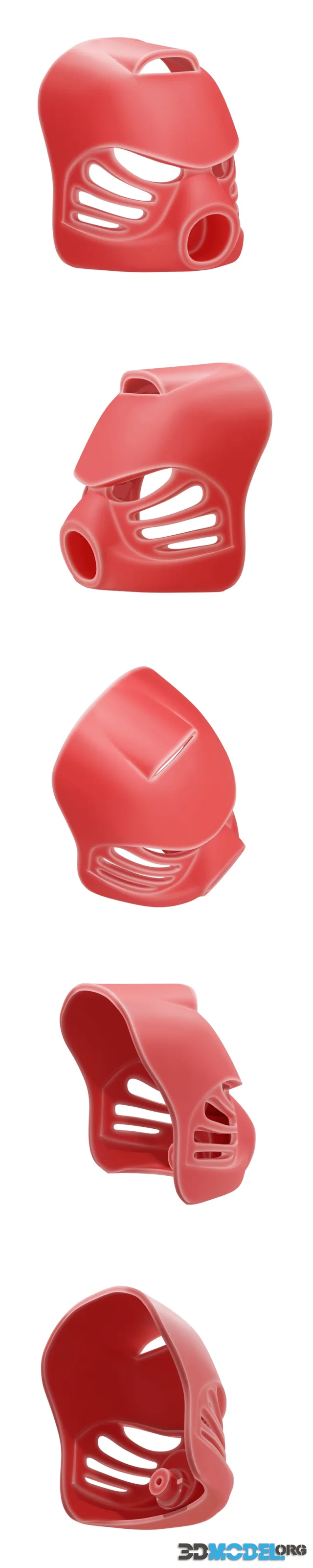 Red Bionicle Mask – Printable
