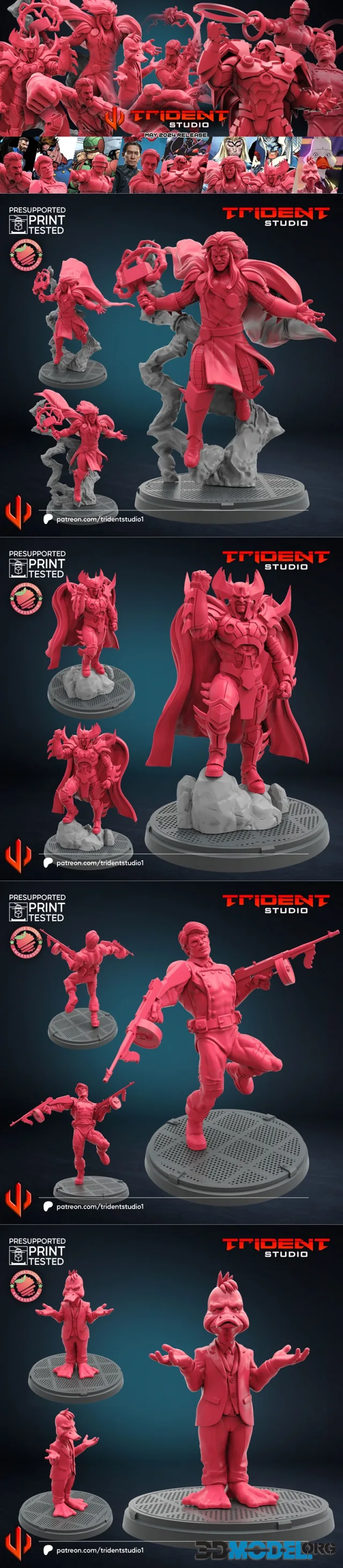 Trident Studio - Pack 32 May 2024 – Printable