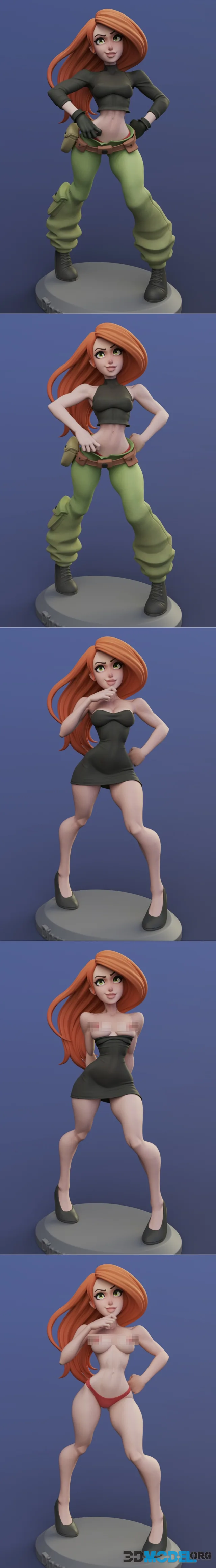Dinamuuu3D Kim Possible – Printable