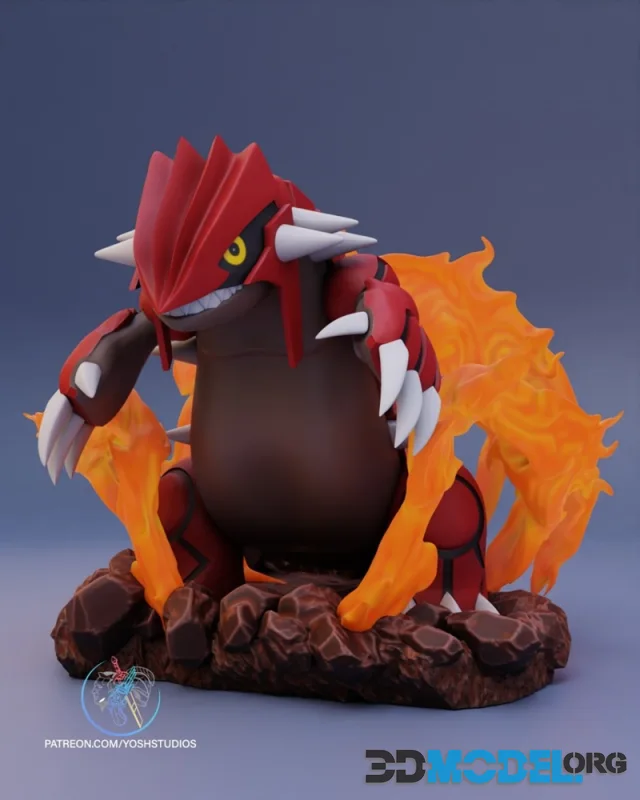 Groduon Statue – Printable