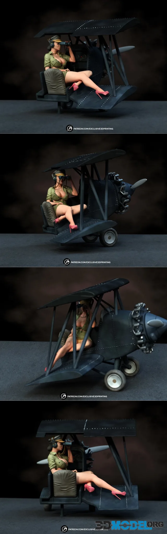Exclusive - Pin-Up Pilot – Printable