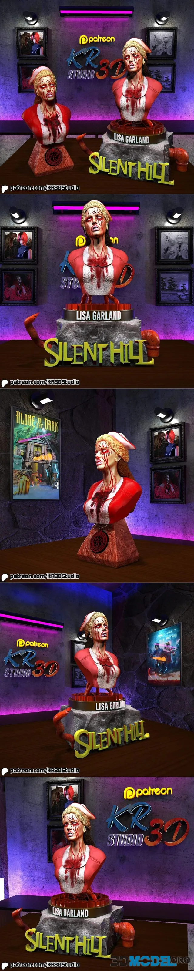Lisa Garland from Silent Hill Simple and Special Bust – Printable