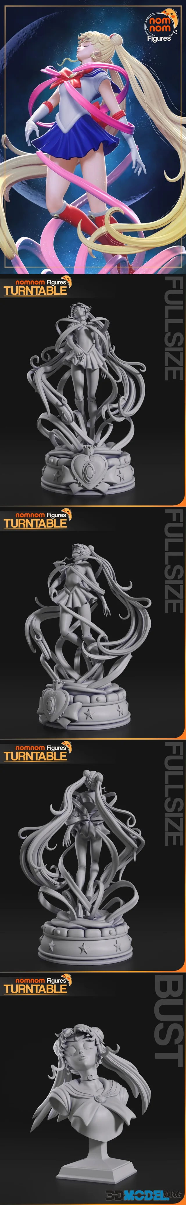 Nomnom Figures - Sailor Moon – Printable