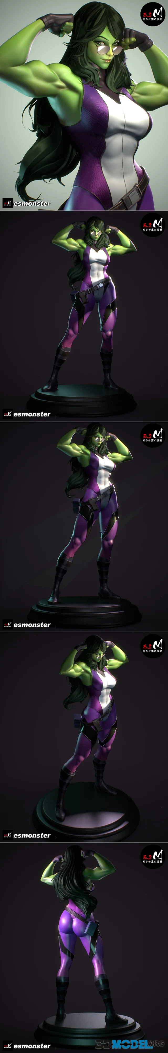 E.S Monster - She-Hulk Marve – Printable