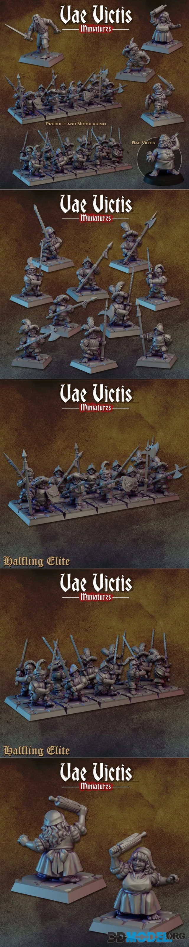 Vae Victis Miniatures - Halfing elite volume 01 June 2024 – Printable